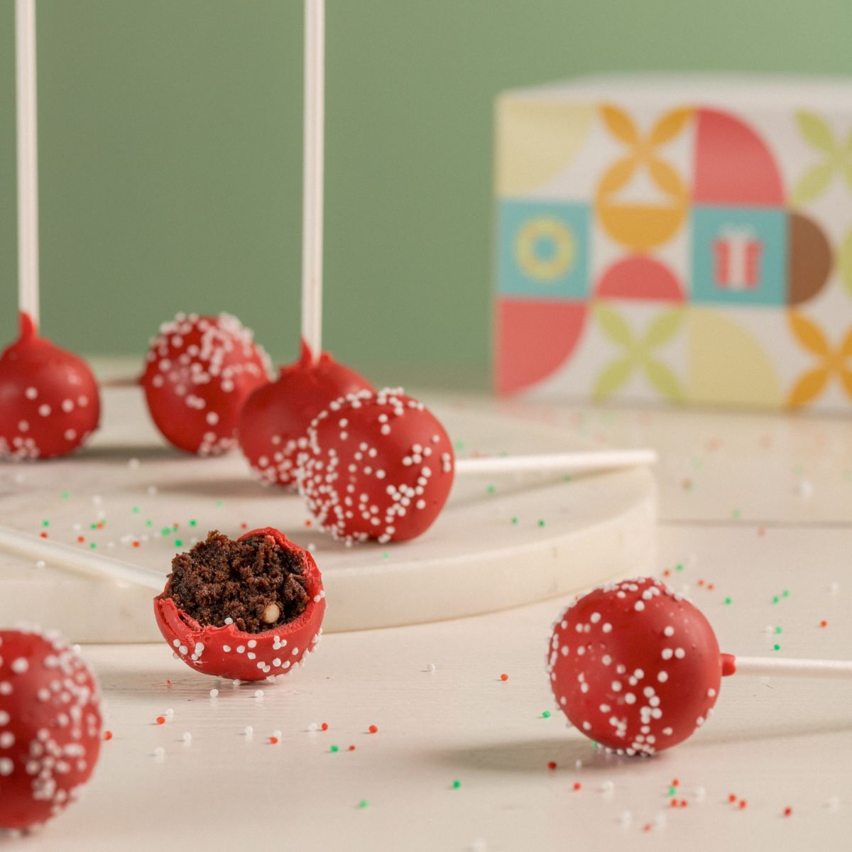 Cake Pops χριστούγεννα Cake Pops χριστούγεννα