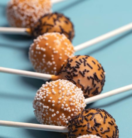 Halloween Cakepops με σοκολάτα και πορτοκάλι