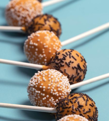 Halloween Cakepops με σοκολάτα και πορτοκάλι