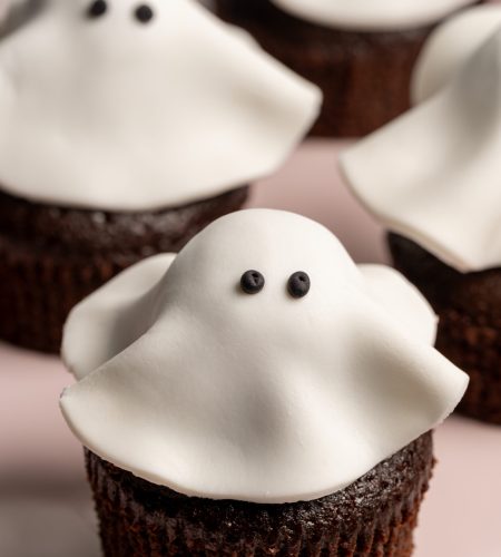 Halloween Cupcake Σοκολάτα με ζαχαρόπαστα