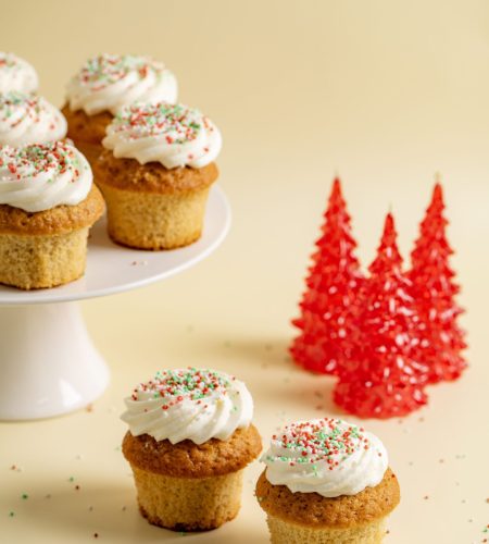Χριστουγεννιάτικο Cupcake βανίλιας